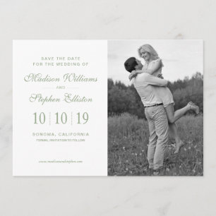 Silver Dollar Eucalyptus & Branches - Save the Dat Save The Date