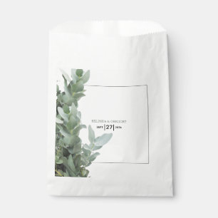 Silver Dollar Eucalyptus Wedding  Favour Bags