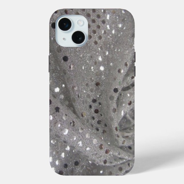 Silver Dots Phone Case (Back)