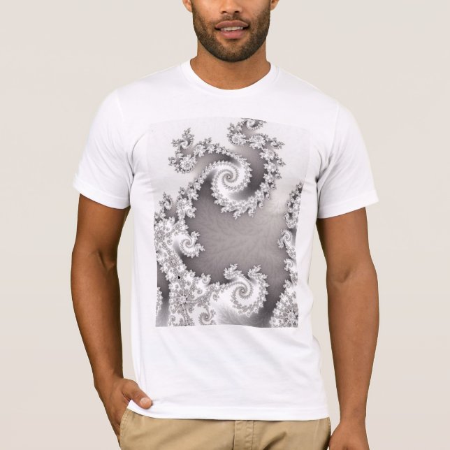 Silver Double Spiral T-Shirt (Front)