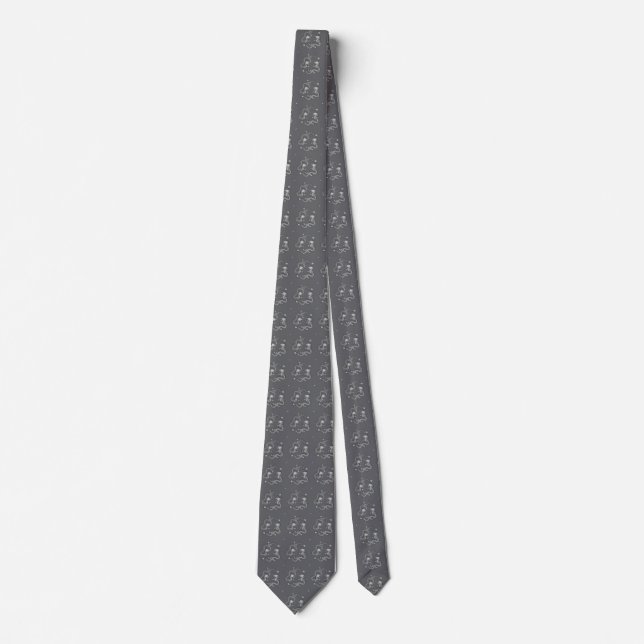 Silver Dragon Tie (Front)