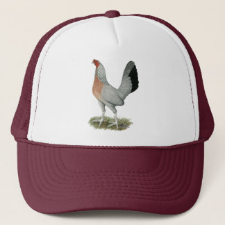 Silver Duckwing Game Hen Trucker Hat