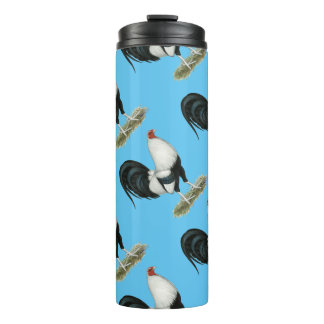 Silver Duckwing Gamecock Thermal Tumbler