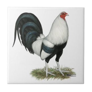 Silver Duckwing Gamecock Tile