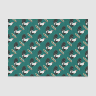Silver Duckwing Gamecock Tissue Paper