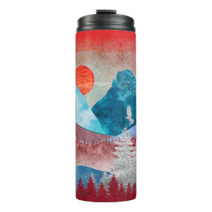 Silver Eagle Landscape Thermal Tumbler