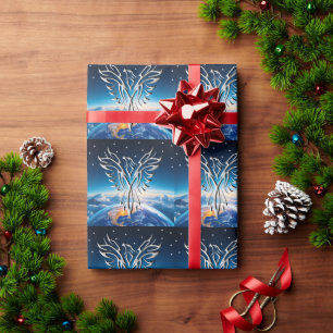 Silver Eagle Sunrise Wrapping Paper
