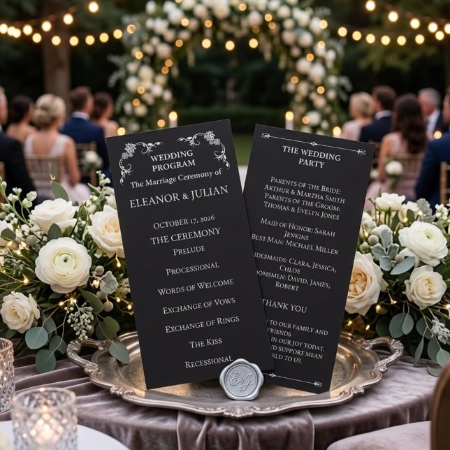 Silver Elegance Collection Wedding Rectangle Stick Rectangular Sticker (Creator Uploaded)