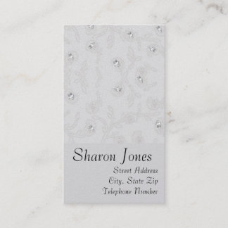 Silver Embossed Business Cards