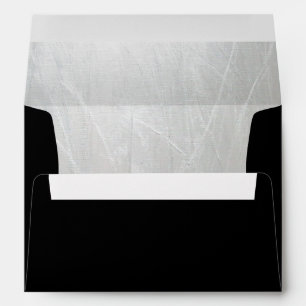 Silver Embosssed Abstract Lined Envelopes