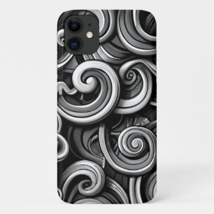 Silver Energy Swirls  Case-Mate iPhone Case
