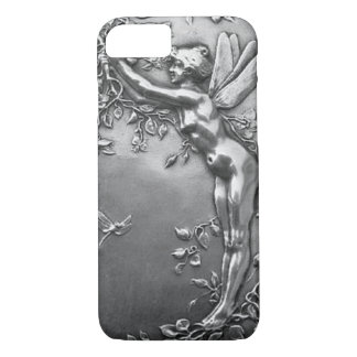 Silver Fairy Antique Art Nouveau Vintage Jewellery Case-Mate iPhone Case