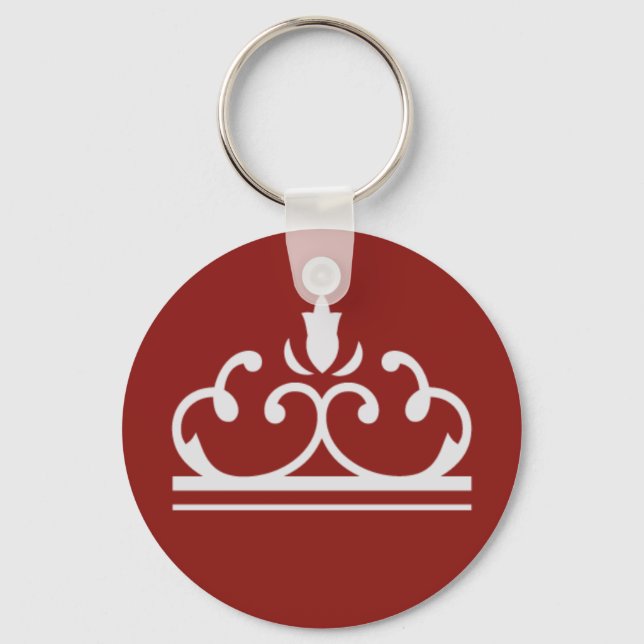 Silver Fairy Tale Key Chain (red) (Front)