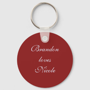 Silver Fairy Tale Love Key Chain
