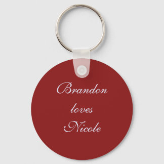 Silver Fairy Tale Love Key Chain