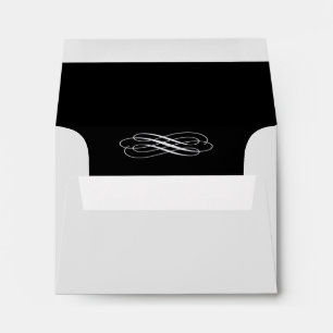 Silver Fairy Tale RSVP Envelope