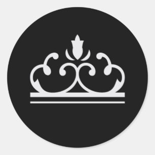 Silver Fairy Tale Sticker (black)