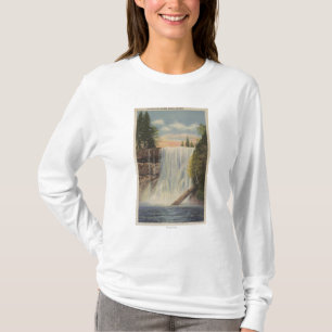 Silver Falls on Silver Creek, Oregon View T-Shirt
