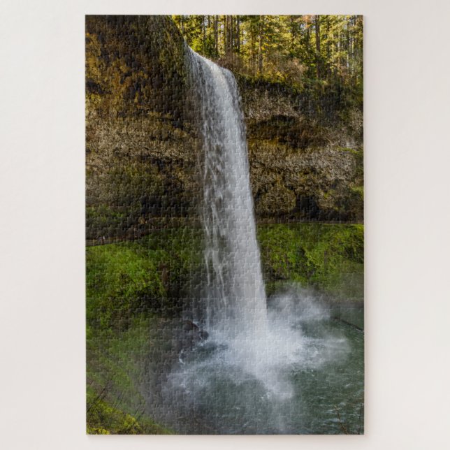 Silver Falls Oregon Jigsaw Puzzle (Vertical)