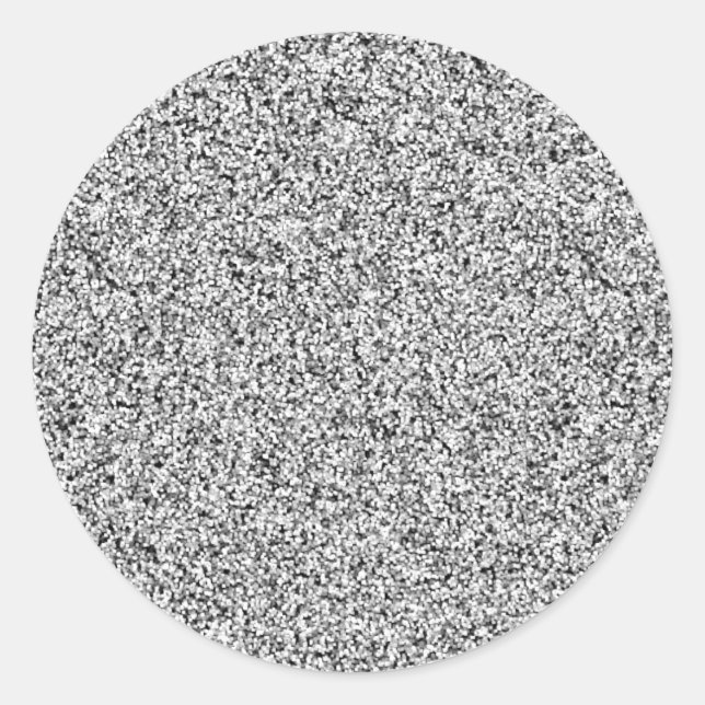 Silver Faux Glitter Envelope Seals (Front)