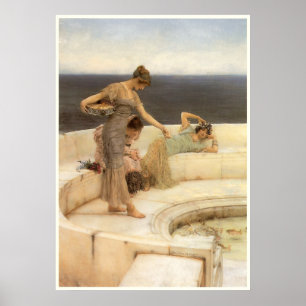 Silver Favourites by Sir Lawrence Alma-Tadema Poster