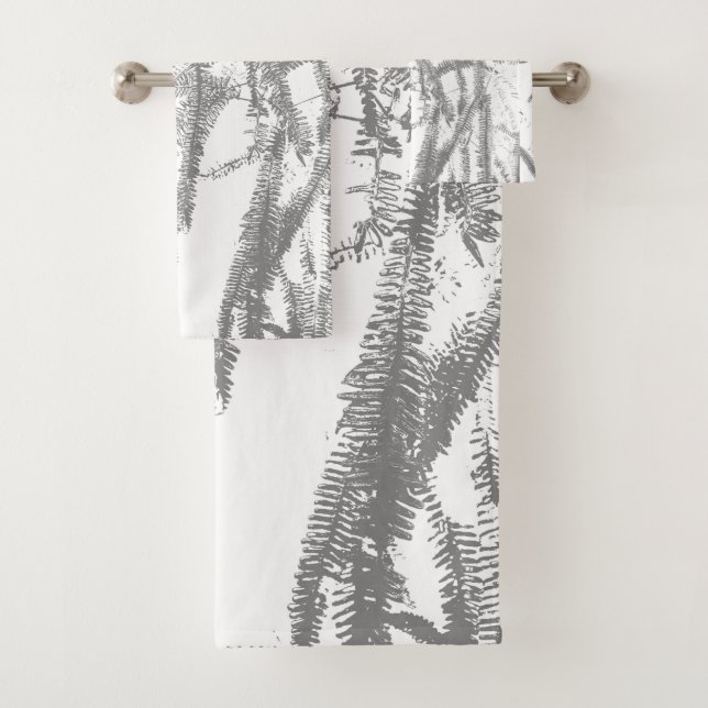 Silver fern bath towel set (Insitu)