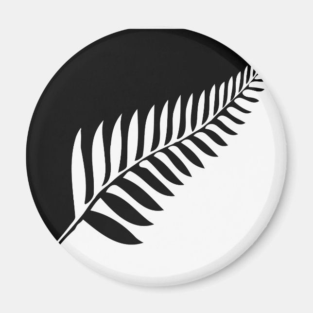 Silver Fern of New Zealand Magnet (Front)