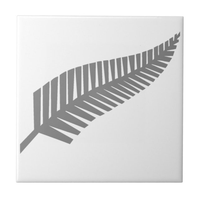 Silver Fern of New Zealand Tile (Front)