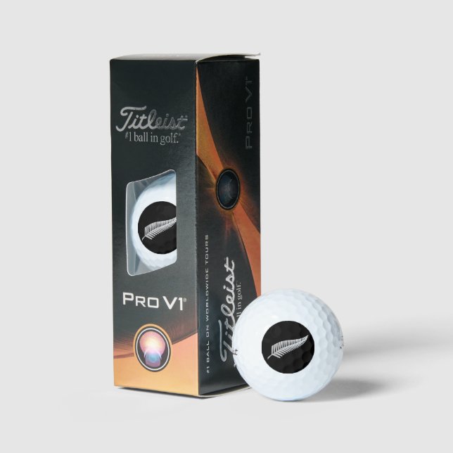 Silver Fern Titleist Pro V1 Golf Balls (Packaging)