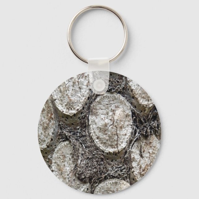 Silver Fern Tree Key Ring (Front)
