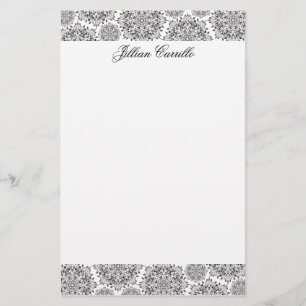 Silver Flame Stationery