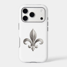 Silver Fleur De Lis
