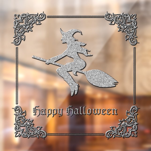 Silver Flying Witch Halloween (Sheet 2)