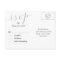 Silver Foil Glamour | Wedding RSVP Postcard