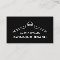 Silver Foil Swimmer, Swimming Coach & Lifeguard