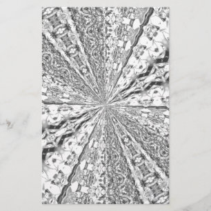 Silver Foil Swirl
