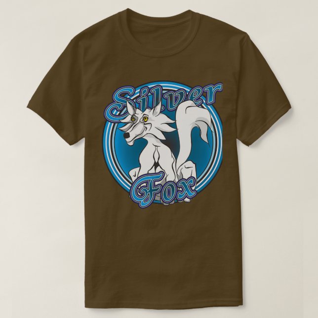 Silver Fox  2  T-Shirt (Design Front)