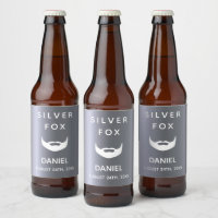 Silver fox birthday beard men guys