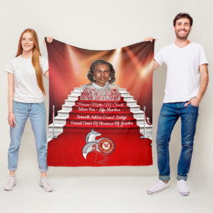Silver Fox HOJ Fleece Blanket