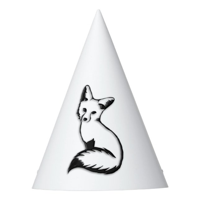 Silver Fox Party Hat (Front)