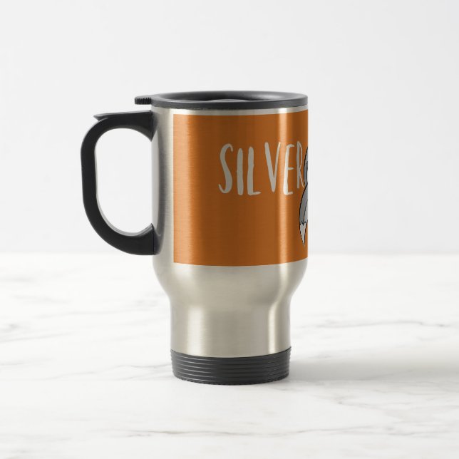Silver Fox Travel Mug (Left)