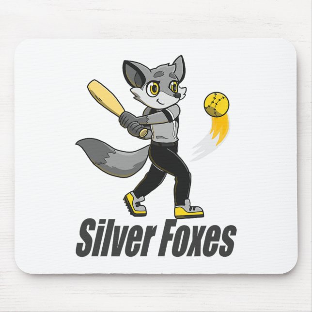 Silver Foxes Softll  Mouse Pad (Front)