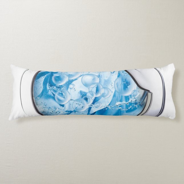 silver framed washing machine animated body cushion (Front)