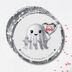 Silver Ghost Valentine's Design Pattern Holiday Card