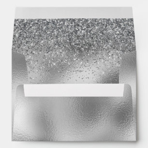 Silver Glam Sparkle Envelope