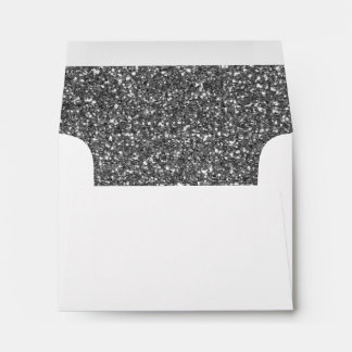 Silver Glitter Envelope