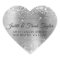 Silver Glitter Foil Return Address