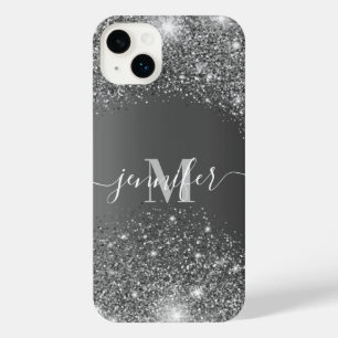 Silver Glitter iPhone 14 Plus Case