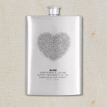 Silver Glitter Personalised BRIDAL PARTY Hip Flask<br><div class="desc">What better way to thank your bridal party than with this customisable Silver Glitter Sparkle hip flask. Personalise each one with their name and heartfelt thank you. This hip flask design is completely customisable. 


Follow me for new designs!
www.zazzle.com/store/nani_designs
www.pinterest.com/nani_designs</div>