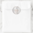 Silver Glitter Rose Gold Product Labels with Logo